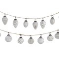 Decoris White Bauble Garland Indoor Christmas Decor 191239